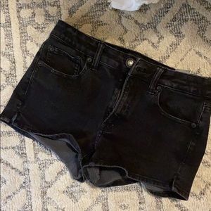 American Eagle Black Jean Shorts